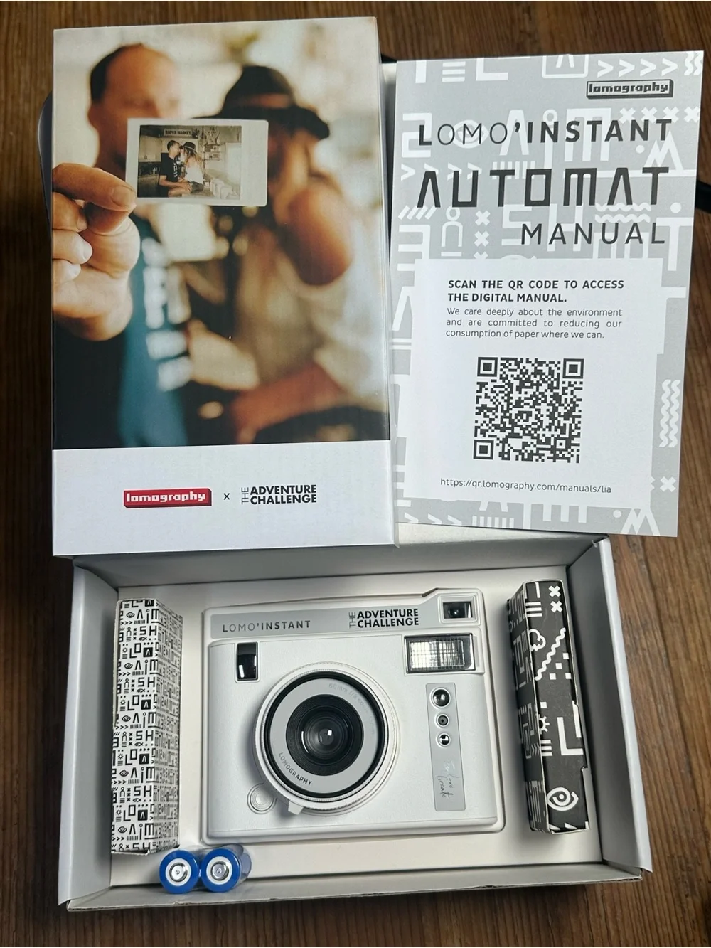 Lomo'Instant Adventure Challenge White Instant Camera
